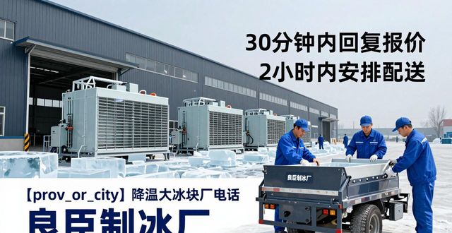 广州降温大冰块厂电话 良臣制冰厂