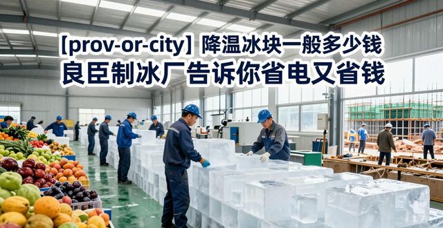 广州降温冰块一般多少钱 良臣制冰厂告诉你省电又省钱